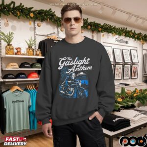 The Gaslight Anthem Grim Reaper Motorcycle T-Shirt