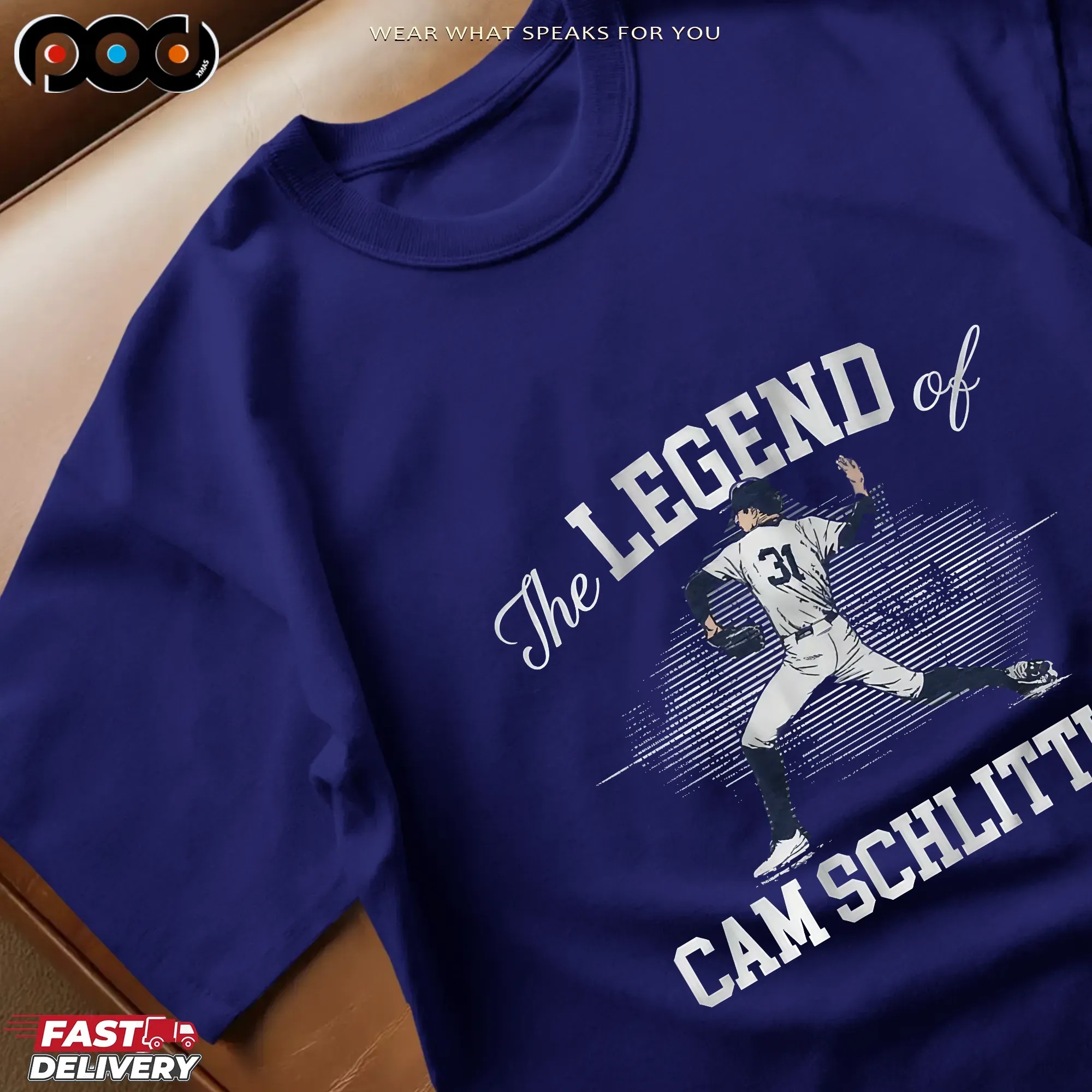 The Legend of Cam Schlittler Pitching T Shirt