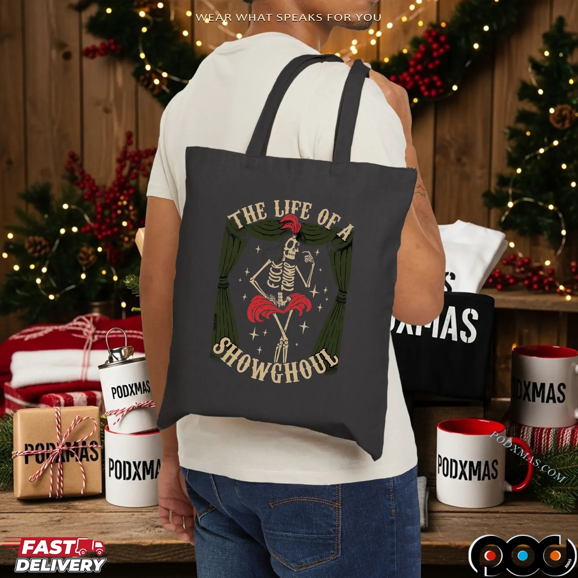 The Life Of A Showghoul FDT Skeleton T Shirt
