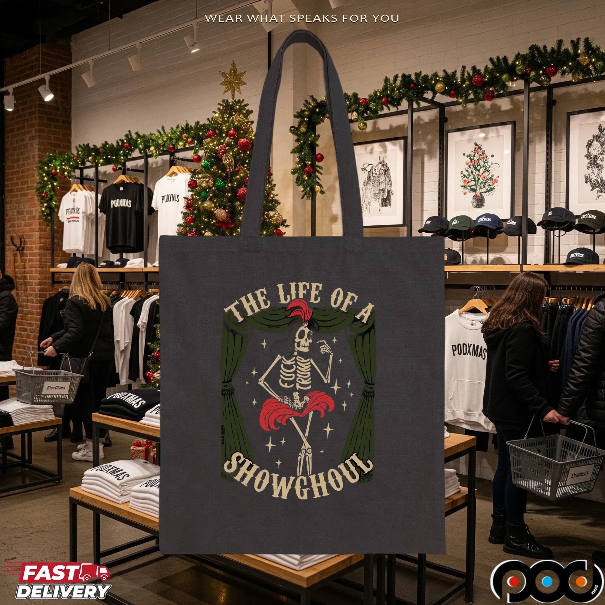 The Life Of A Showghoul FDT Skeleton T Shirt