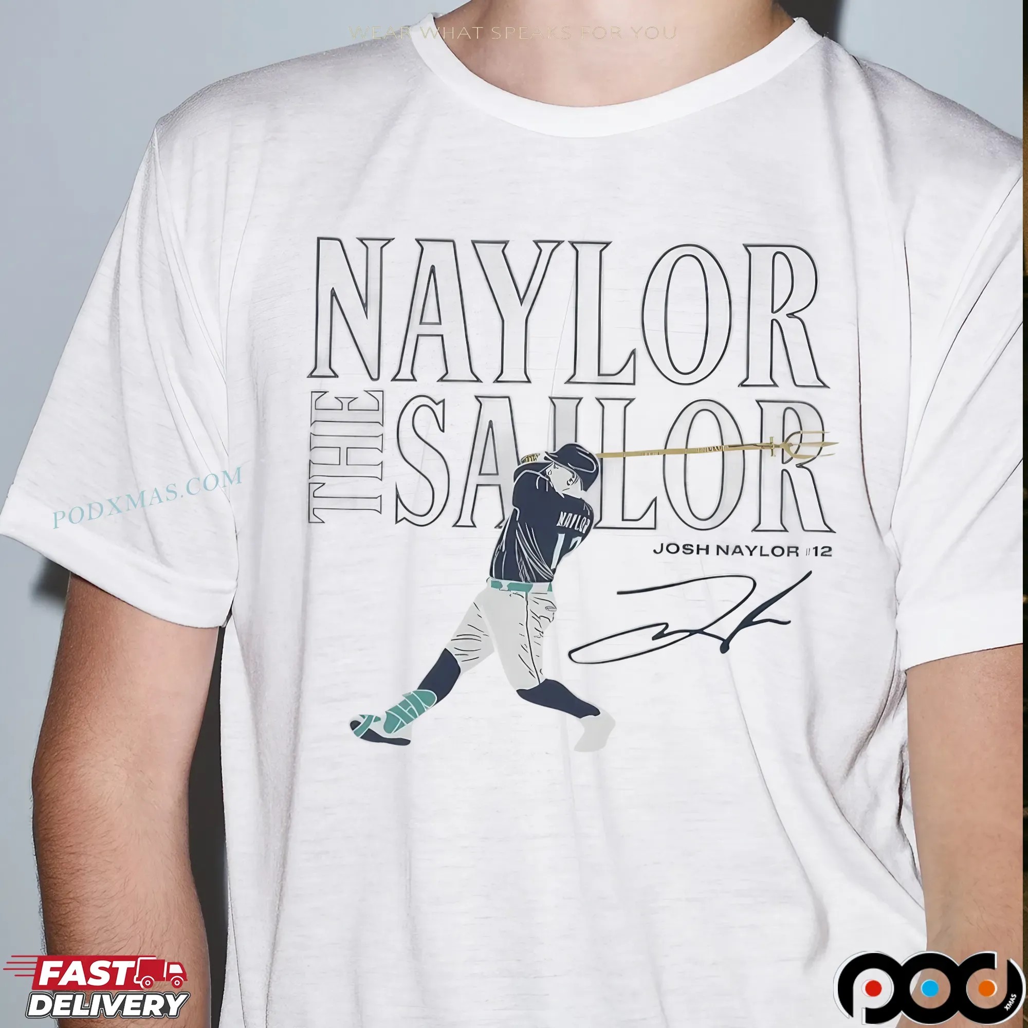 The Naylor The Sailor Josh Naylor 12 Seattle Trident T Shirt