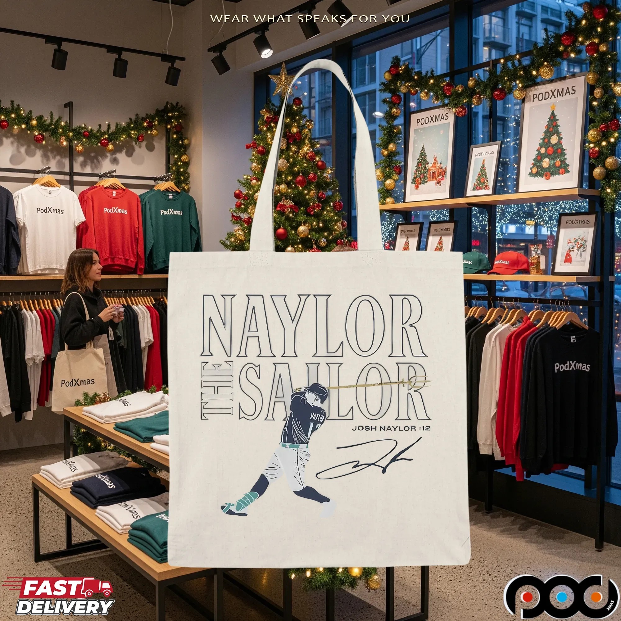 The Naylor The Sailor Josh Naylor 12 Seattle Trident T Shirt