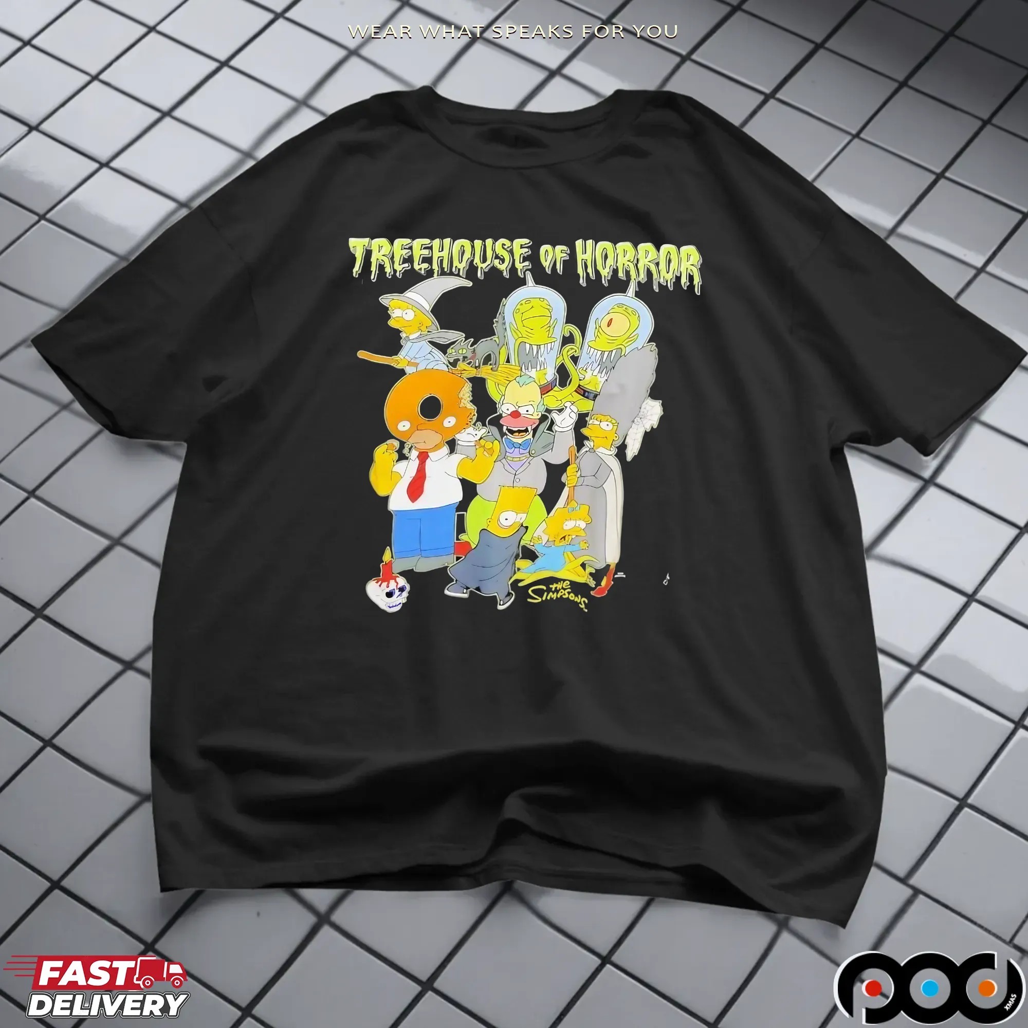 The Simpsons Treehouse Of Horror Characters Halloween T Shirt