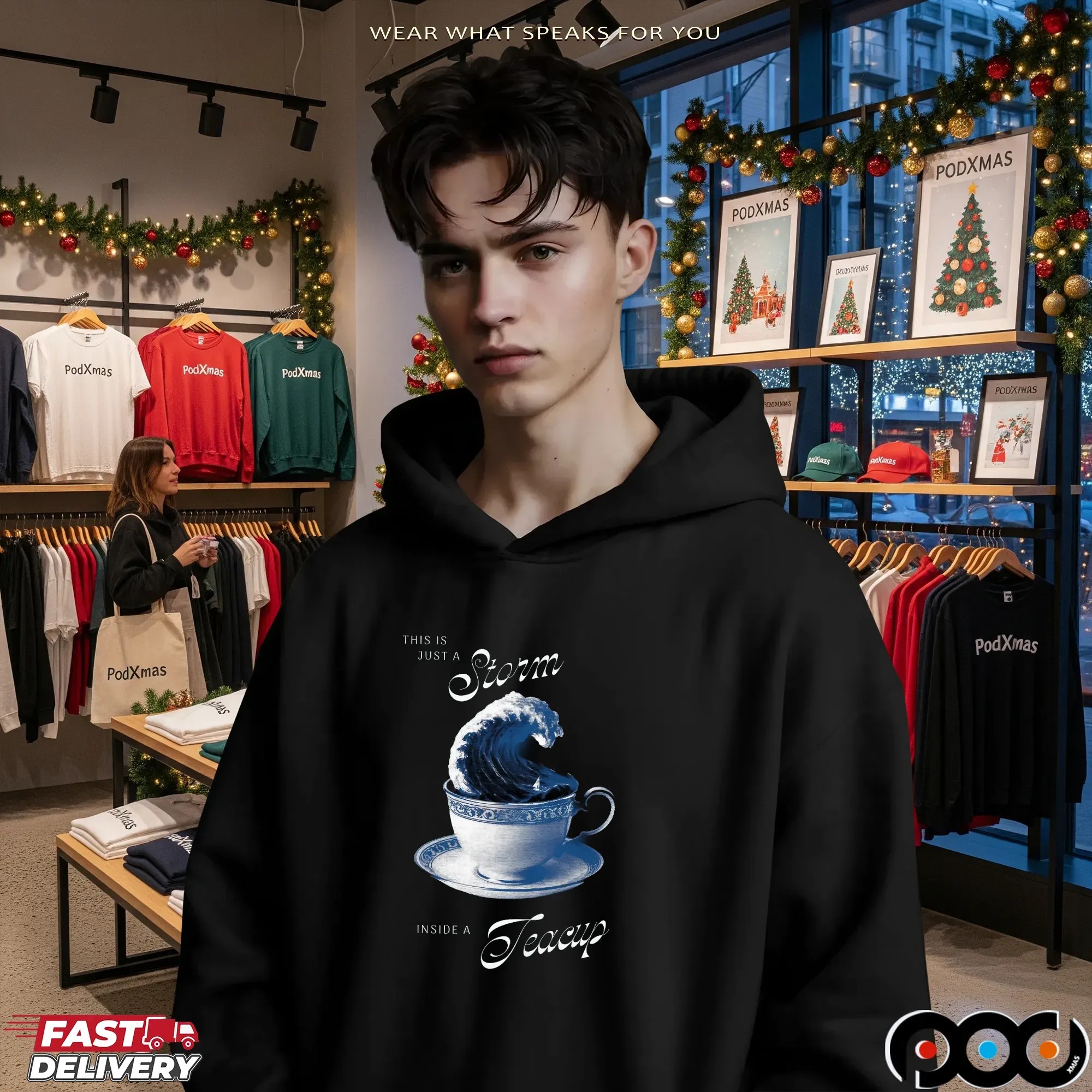This Is Just A Storm Inside A Teacup T-shirts