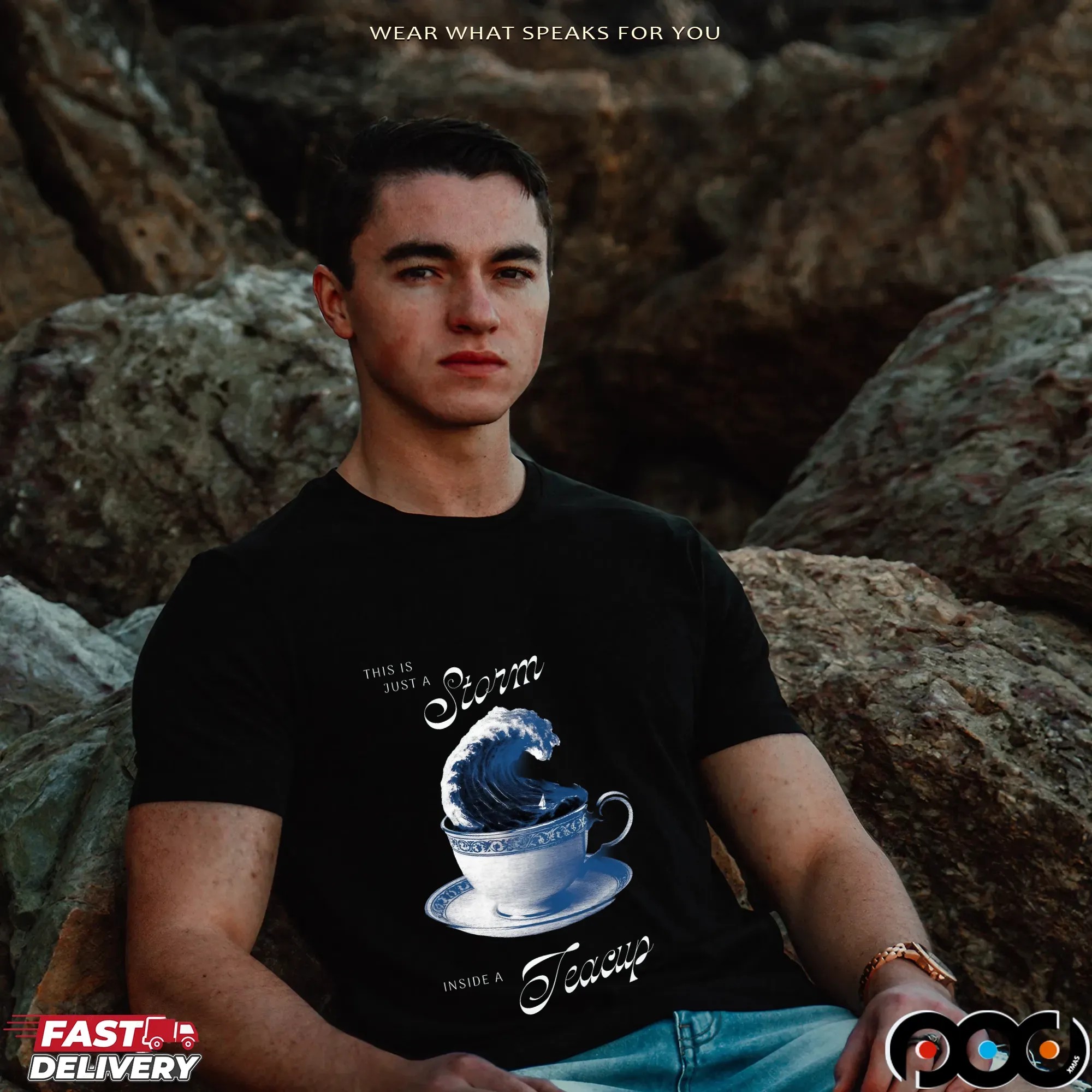 This Is Just A Storm Inside A Teacup T-shirts