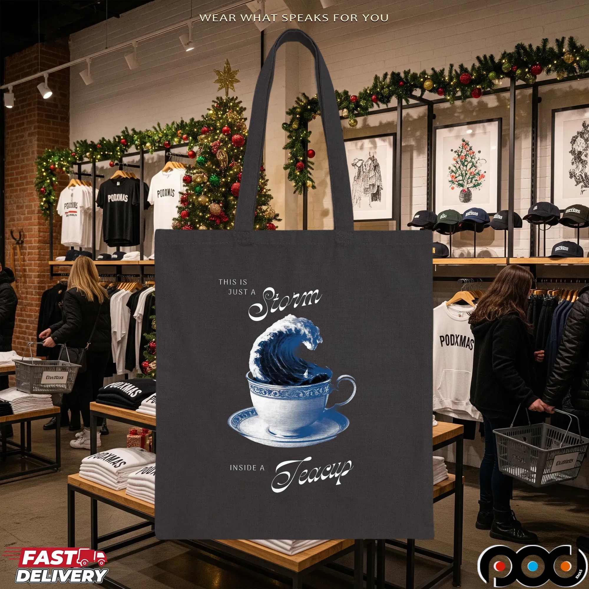 This Is Just A Storm Inside A Teacup T-shirts