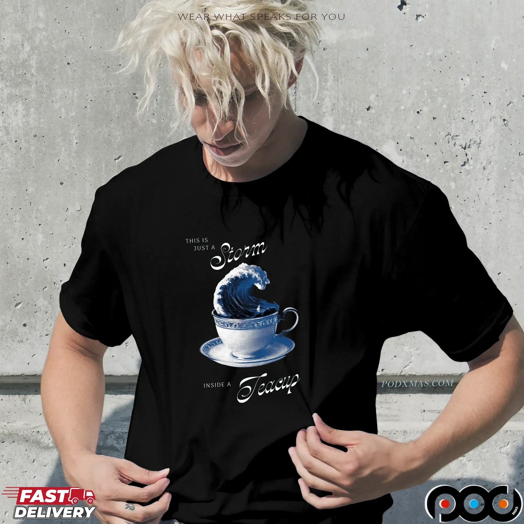 This Is Just A Storm Inside A Teacup T-shirts