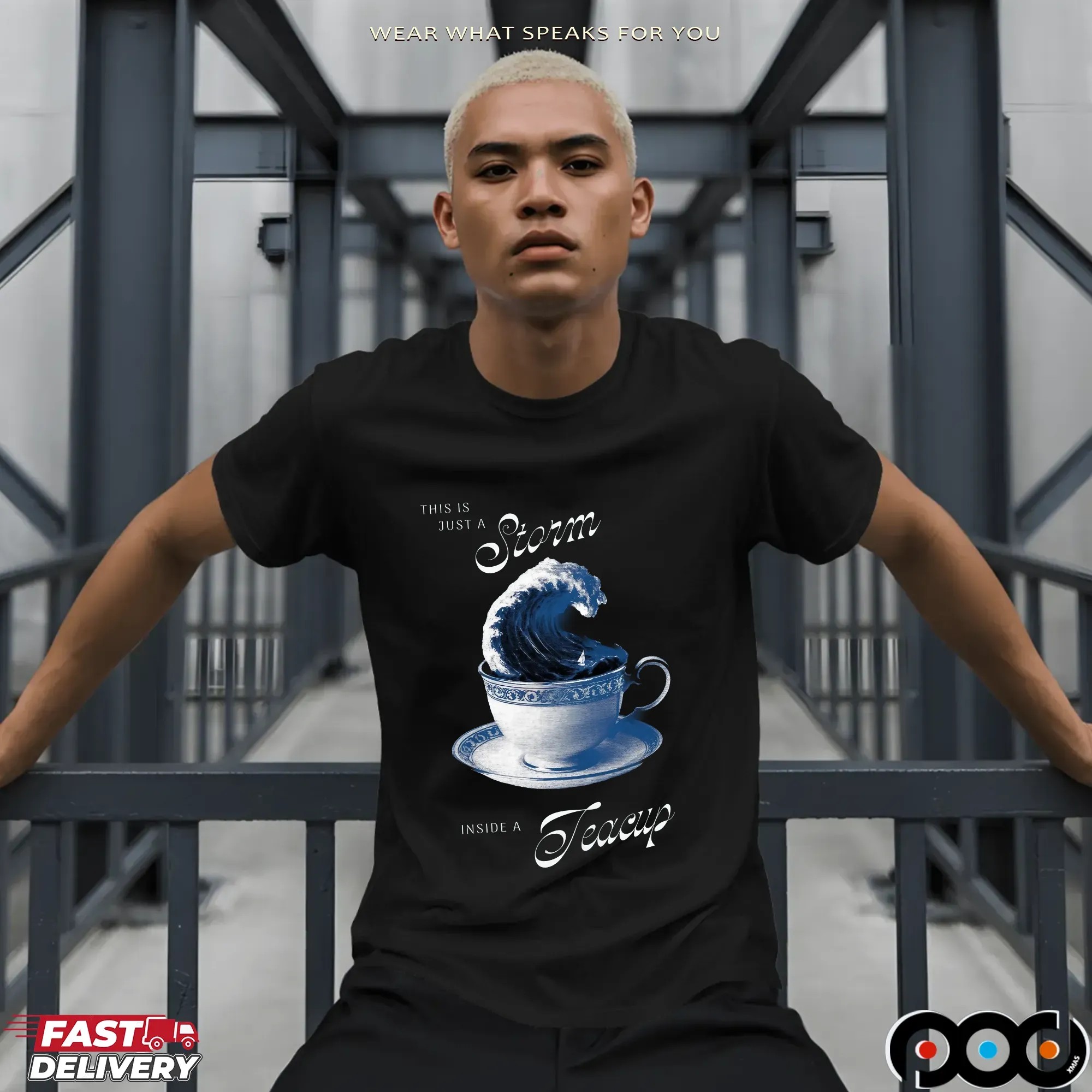 This Is Just A Storm Inside A Teacup T-shirts