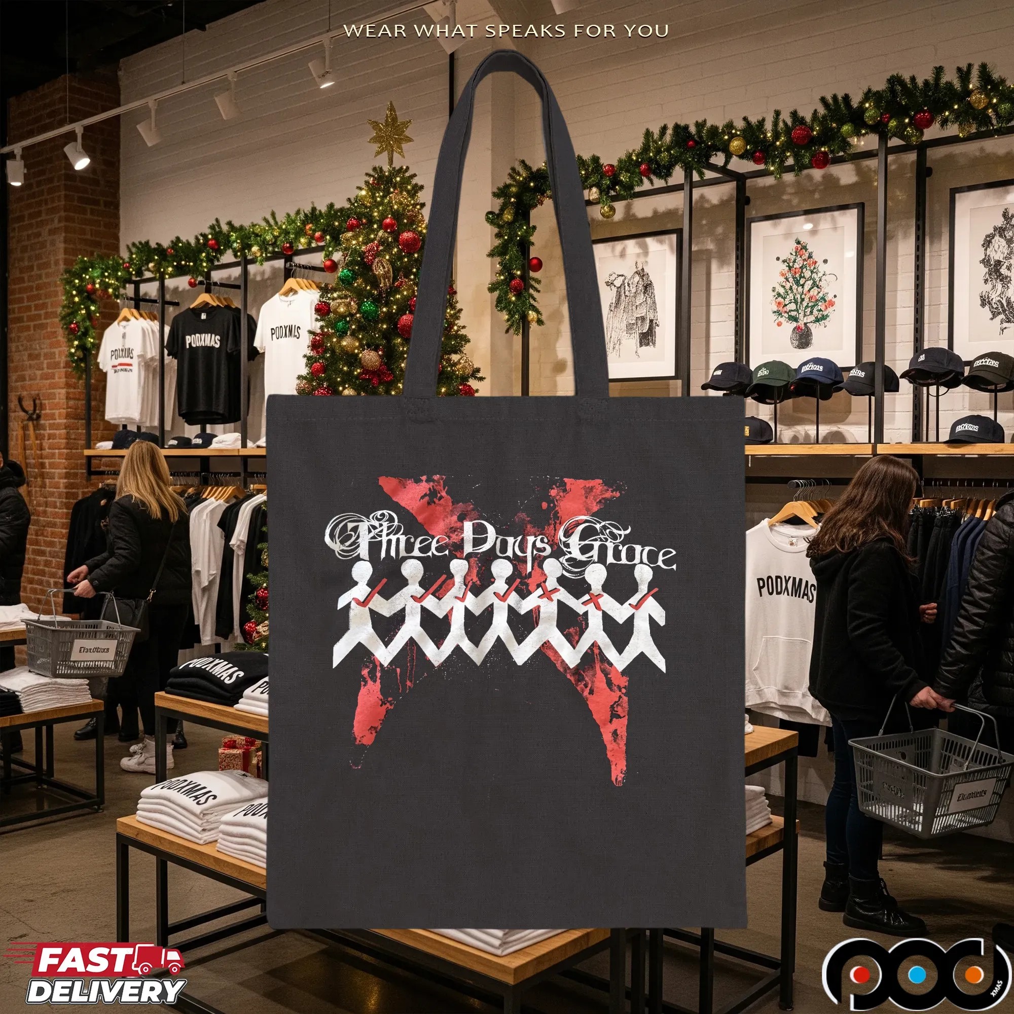 Three Day's Grace Tour Retro T Shirt