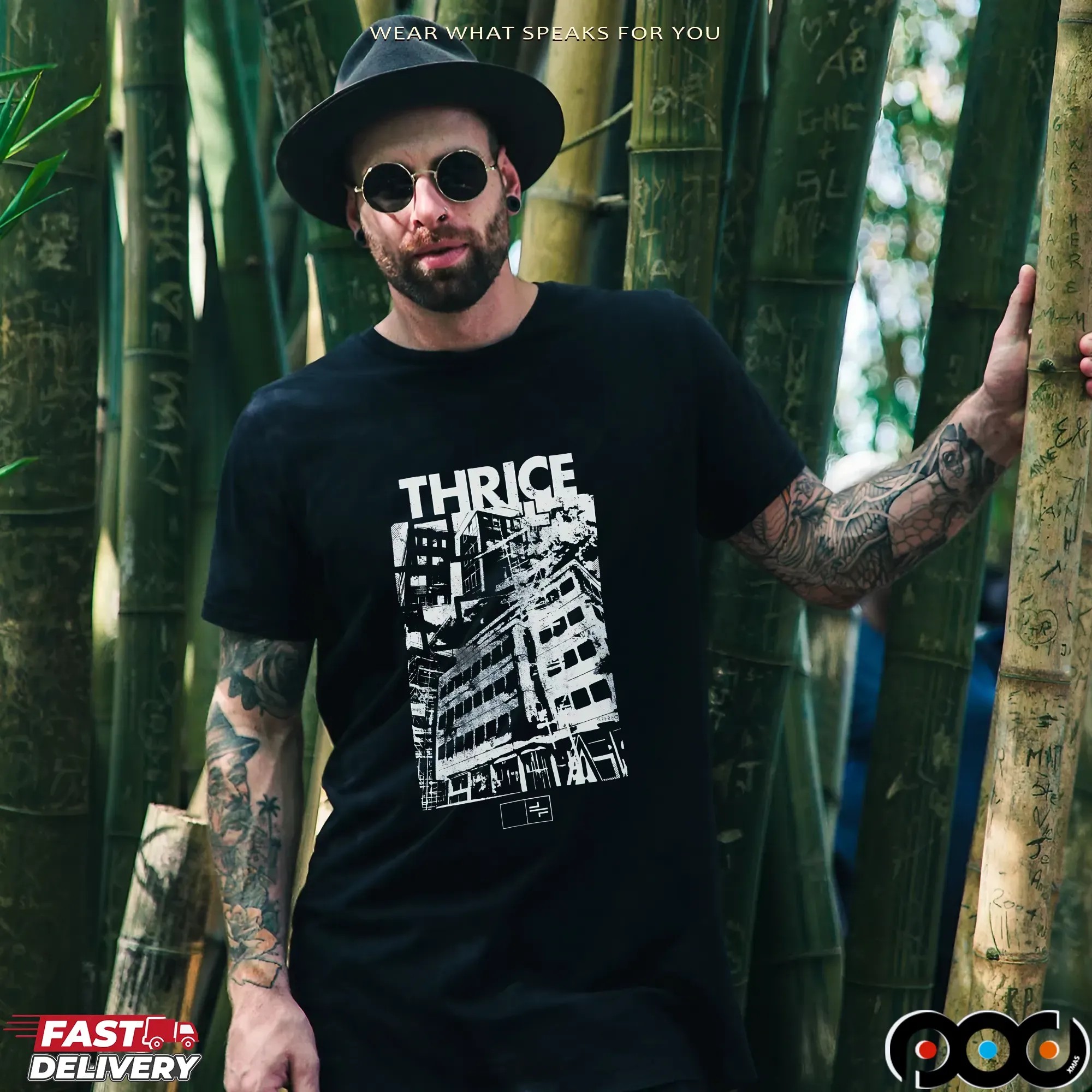 Thrice Crashing Building T-Shirt