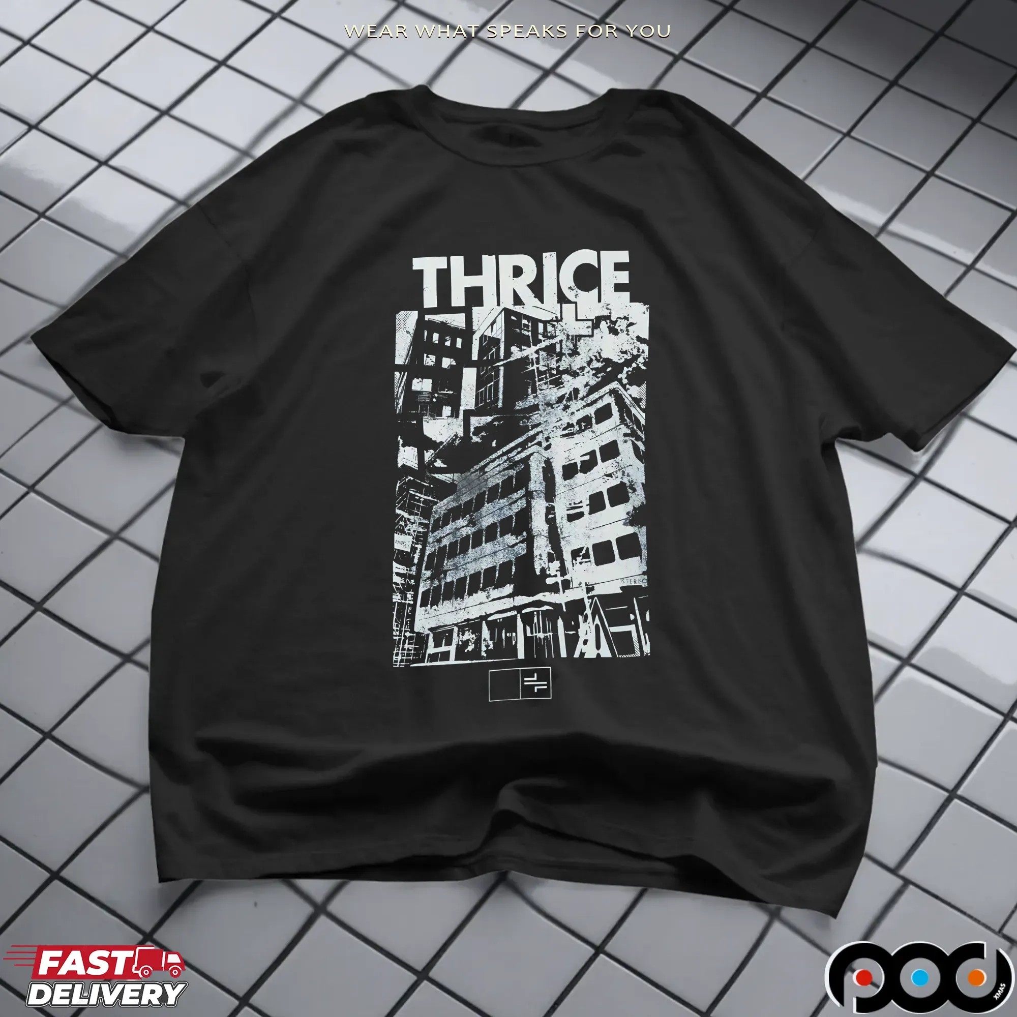 Thrice Crashing Building T-Shirt