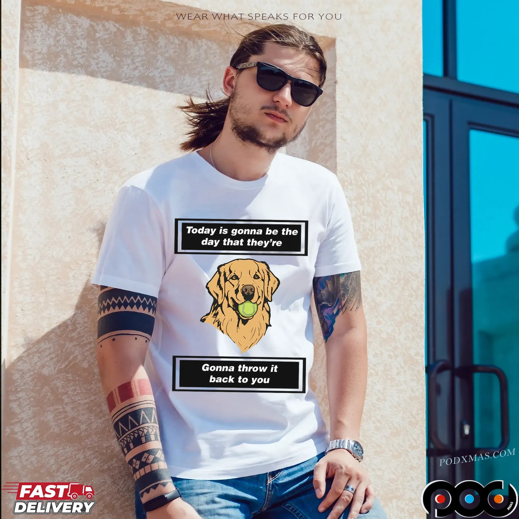 Today Is Gonna Be The Day That They're Gonna Throw It Back To You Oasis Golden T Shirt