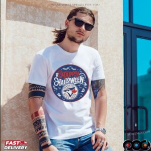 Toronto Blue Jays Baseball Happy Halloween Logo T Shirt