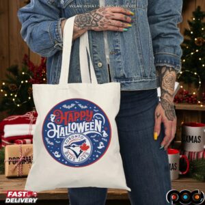 Toronto Blue Jays Baseball Happy Halloween Logo T Shirt