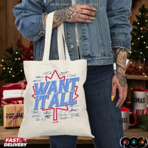 Toronto Blue Jays Baseball Want It All Signatures T Shirt