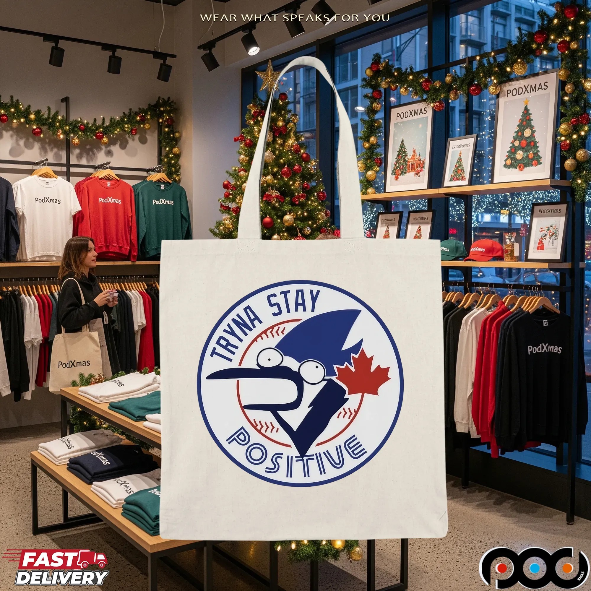 Toronto Blue Jays Tryna Stay Positive Parody T Shirt