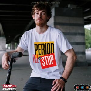 Travis Williams Period Full Stop T Shirt