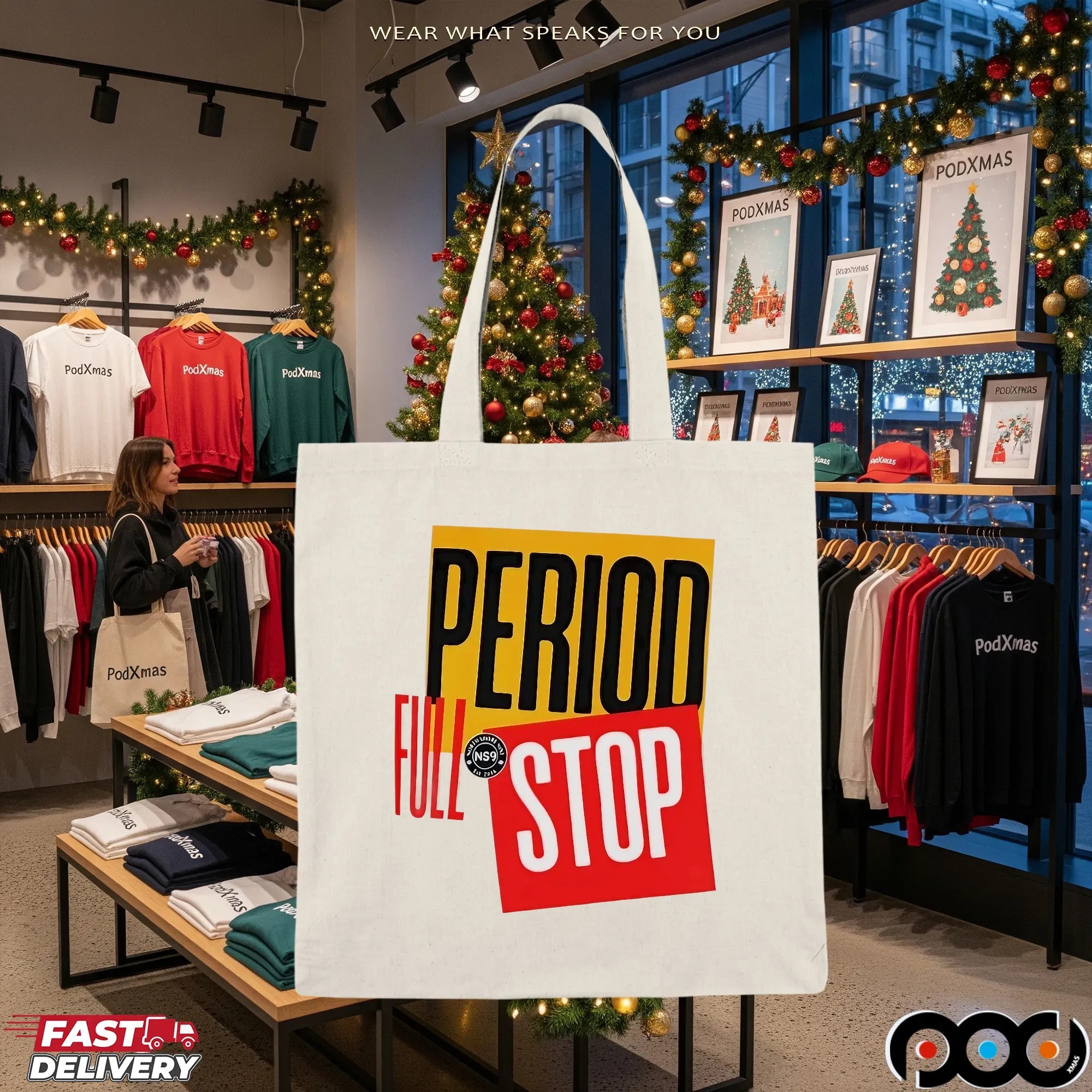 Travis Williams Period Full Stop T Shirt