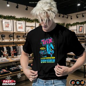 Trix Bunny Techno Fruit Flavored Fun Your Ears Have Tastebuds Too Evil Ecstasy T Shirt