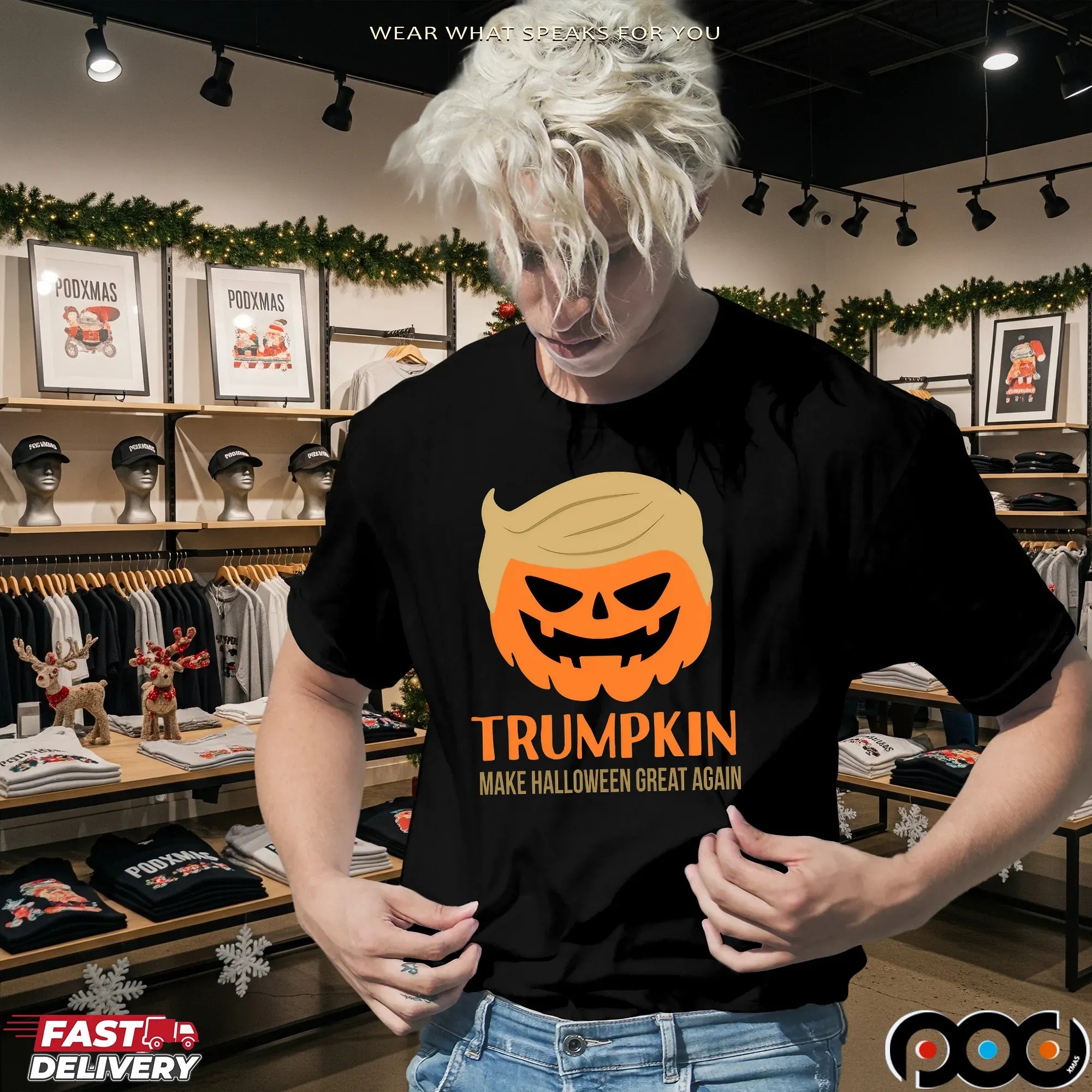 Trumpkin Make Halloween Great Again Maga T Shirt