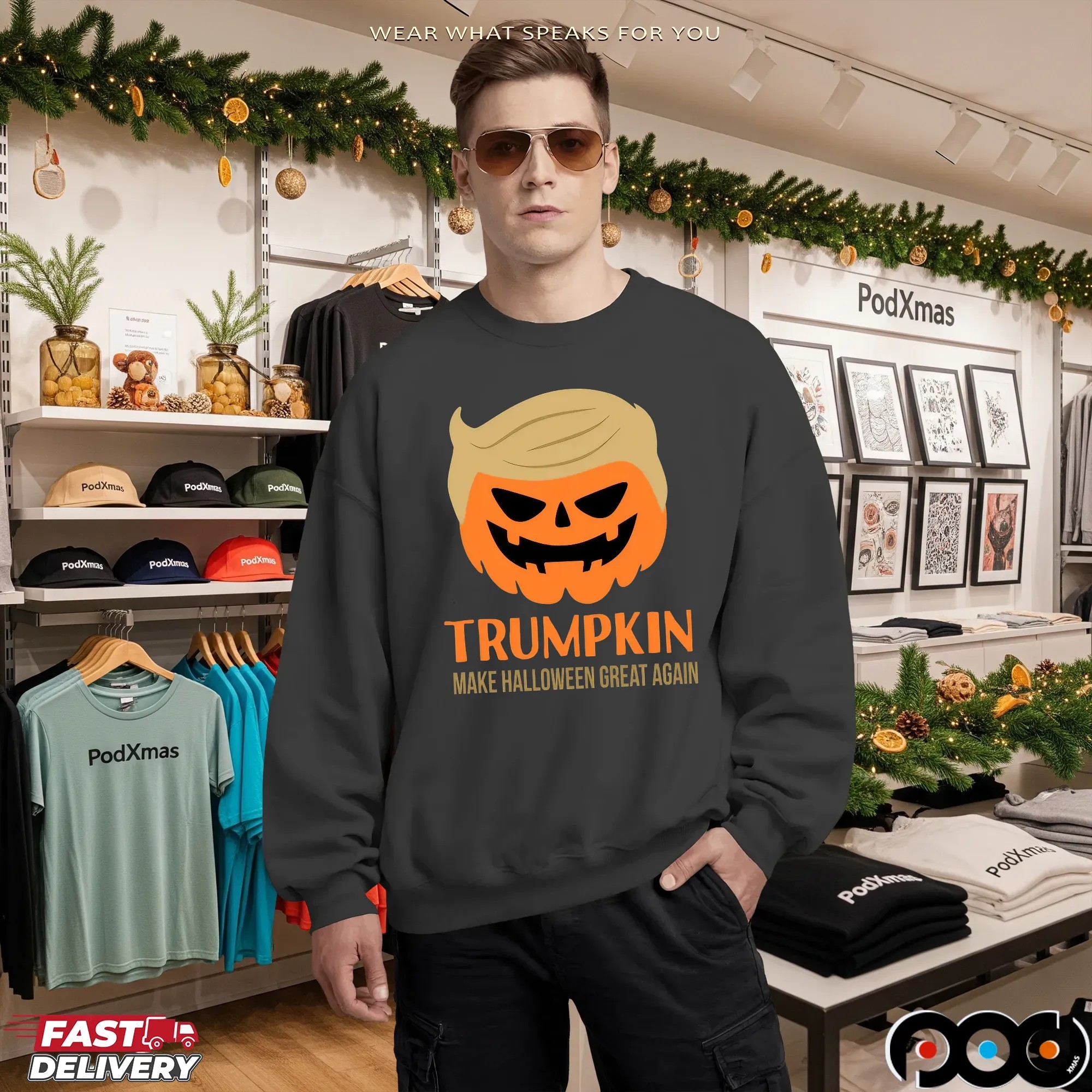 Trumpkin Make Halloween Great Again Maga T Shirt