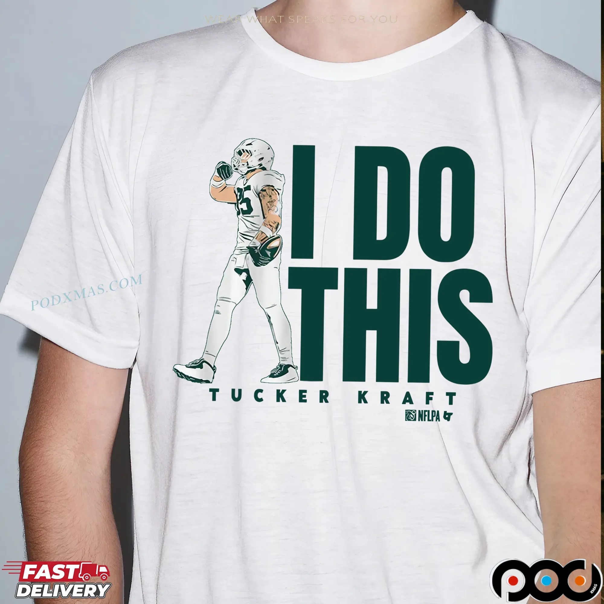 Tucker Kraft Green Bay Packers Football I Do This Graphic T Shirt