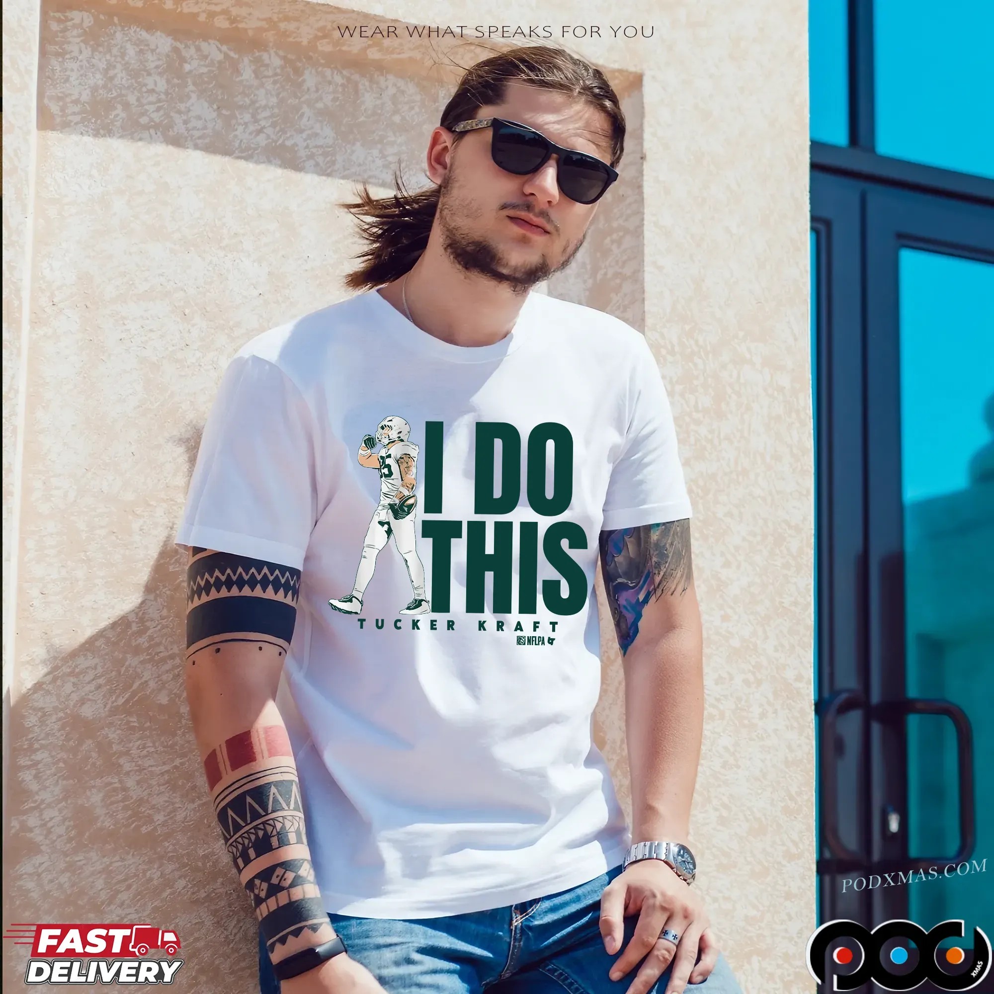 Tucker Kraft Green Bay Packers Football I Do This Graphic T Shirt