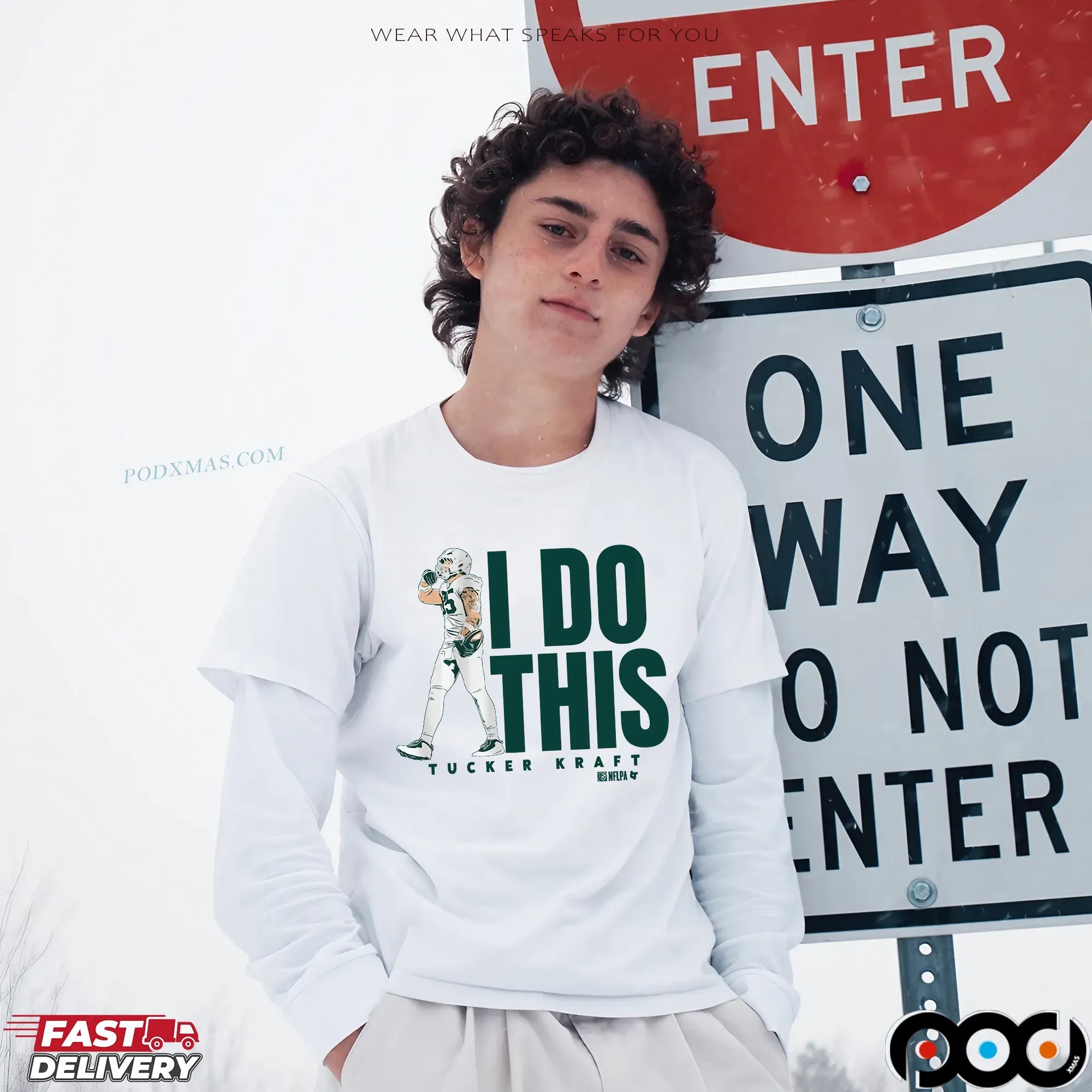 Tucker Kraft Green Bay Packers Football I Do This Graphic T Shirt