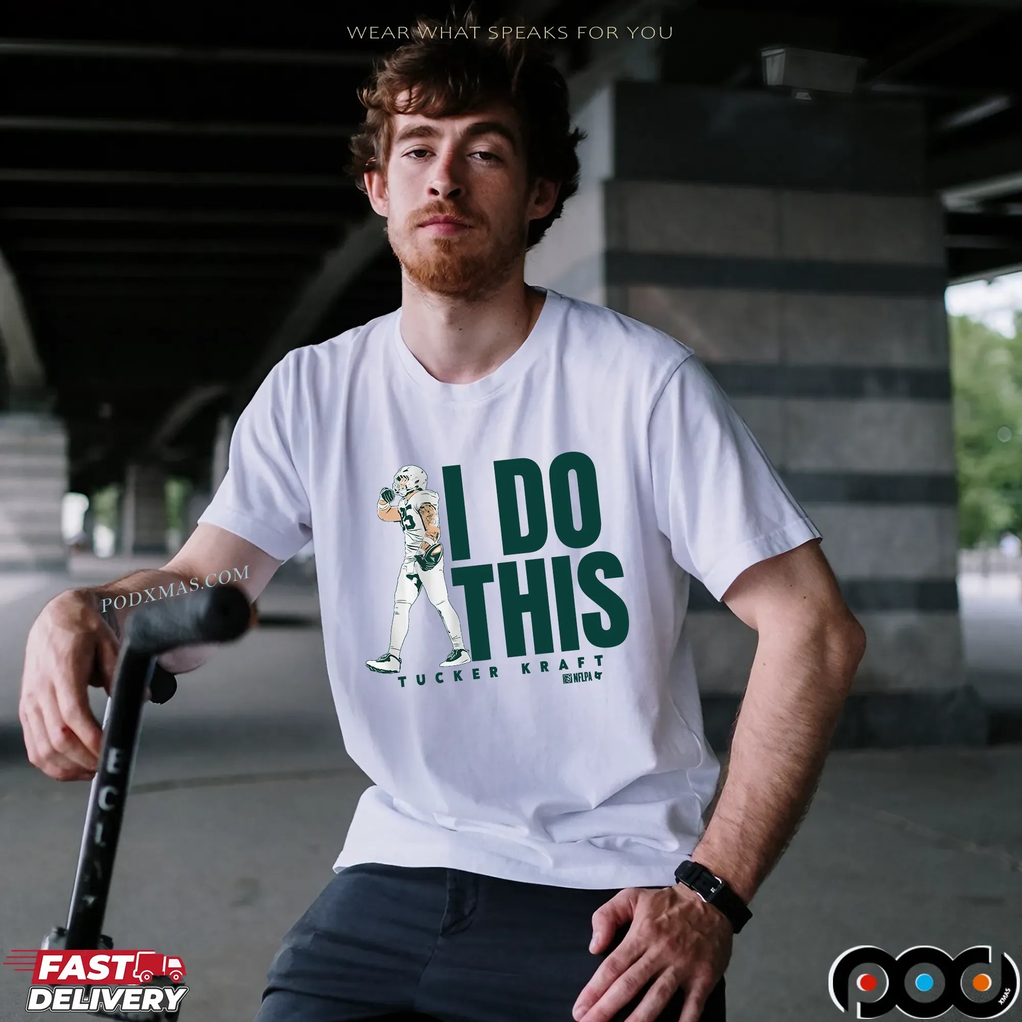 Tucker Kraft Green Bay Packers Football I Do This Graphic T Shirt