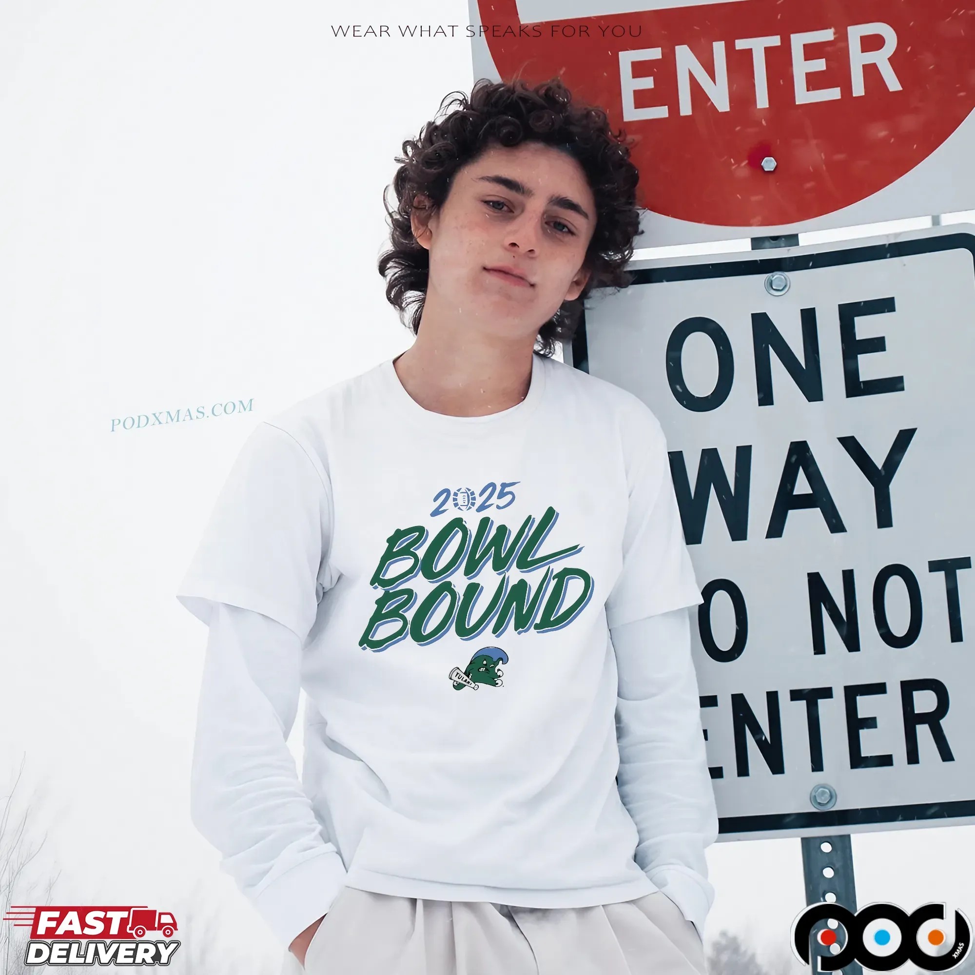 Tulane Green Wave Football 2025 Bowl Bound T Shirt