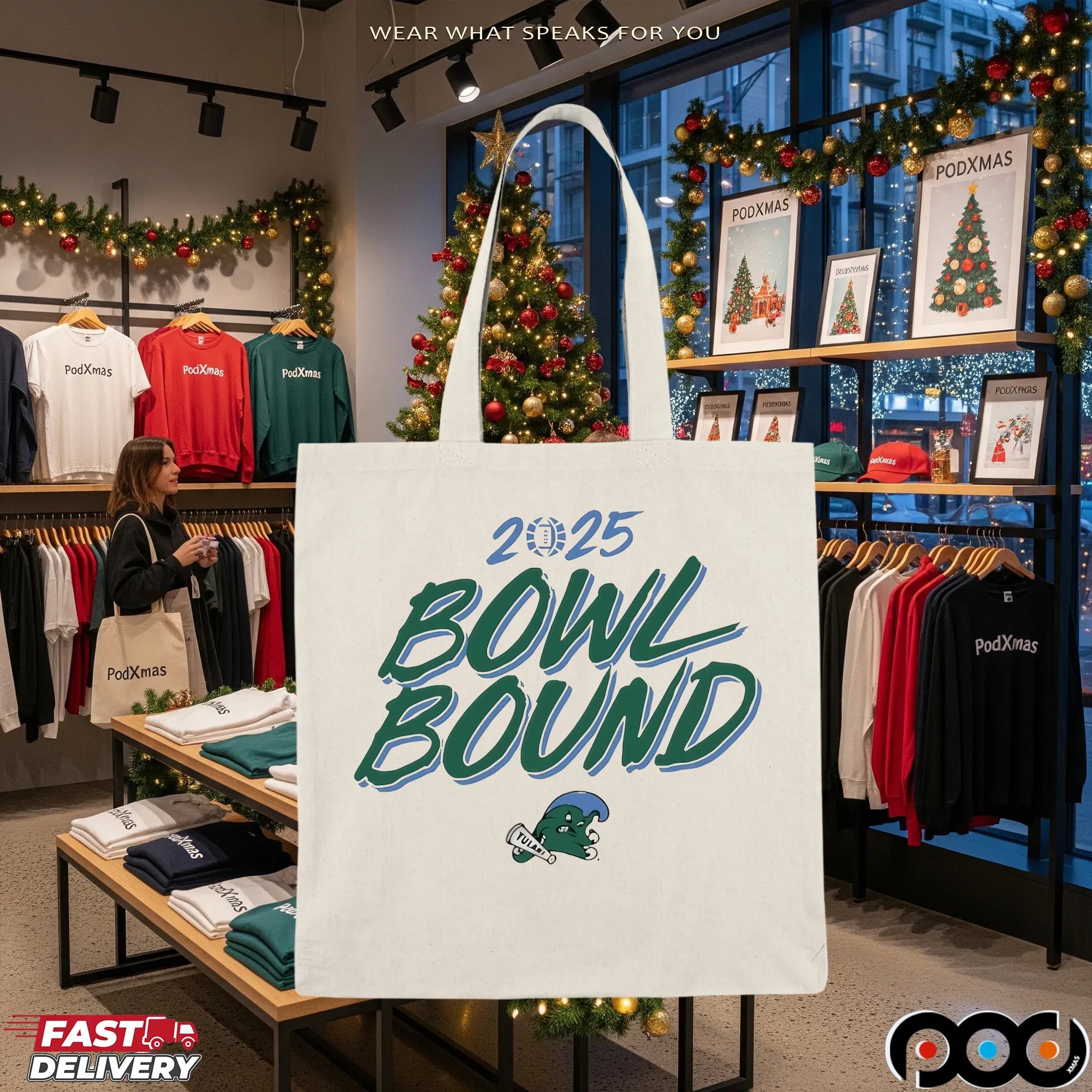 Tulane Green Wave Football 2025 Bowl Bound T Shirt
