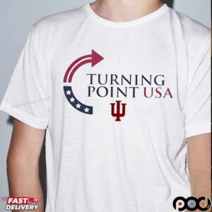 Turning Point USA Indiana Hoosiers Football T Shirt