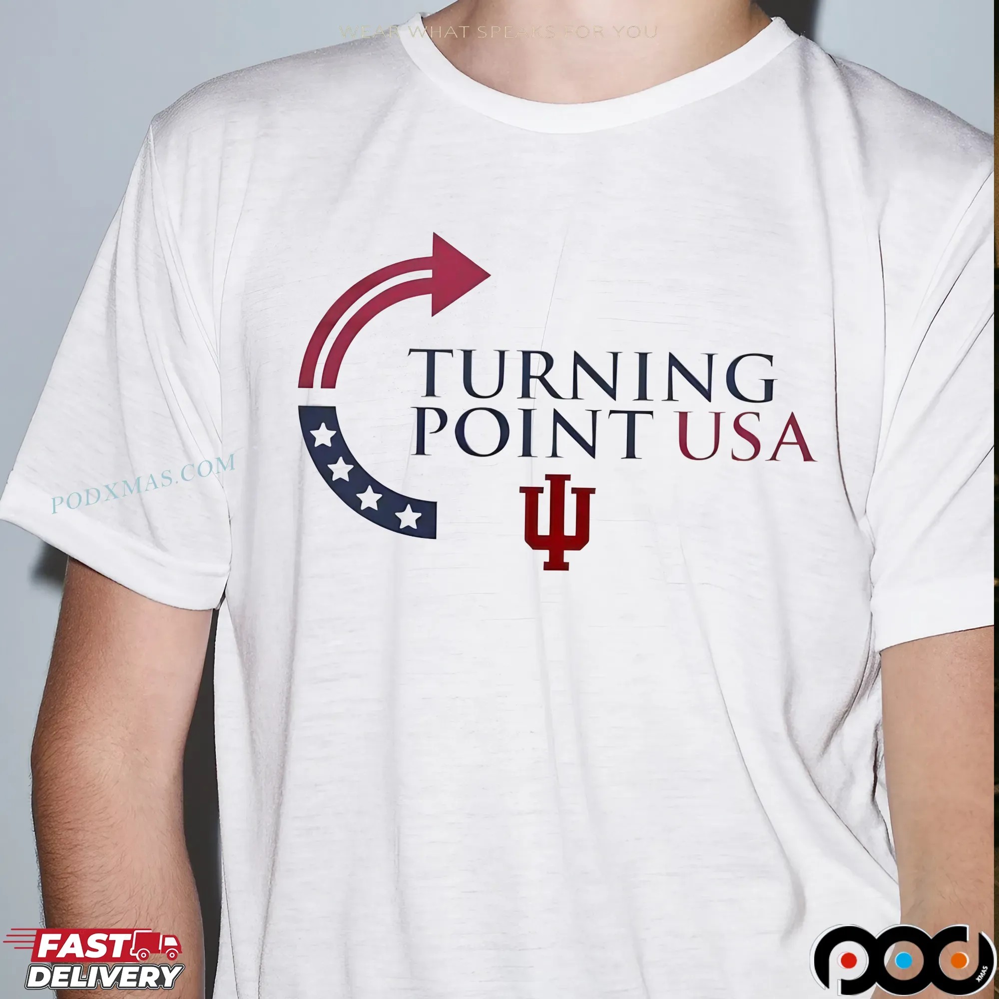 Turning Point USA Indiana Hoosiers Football T Shirt