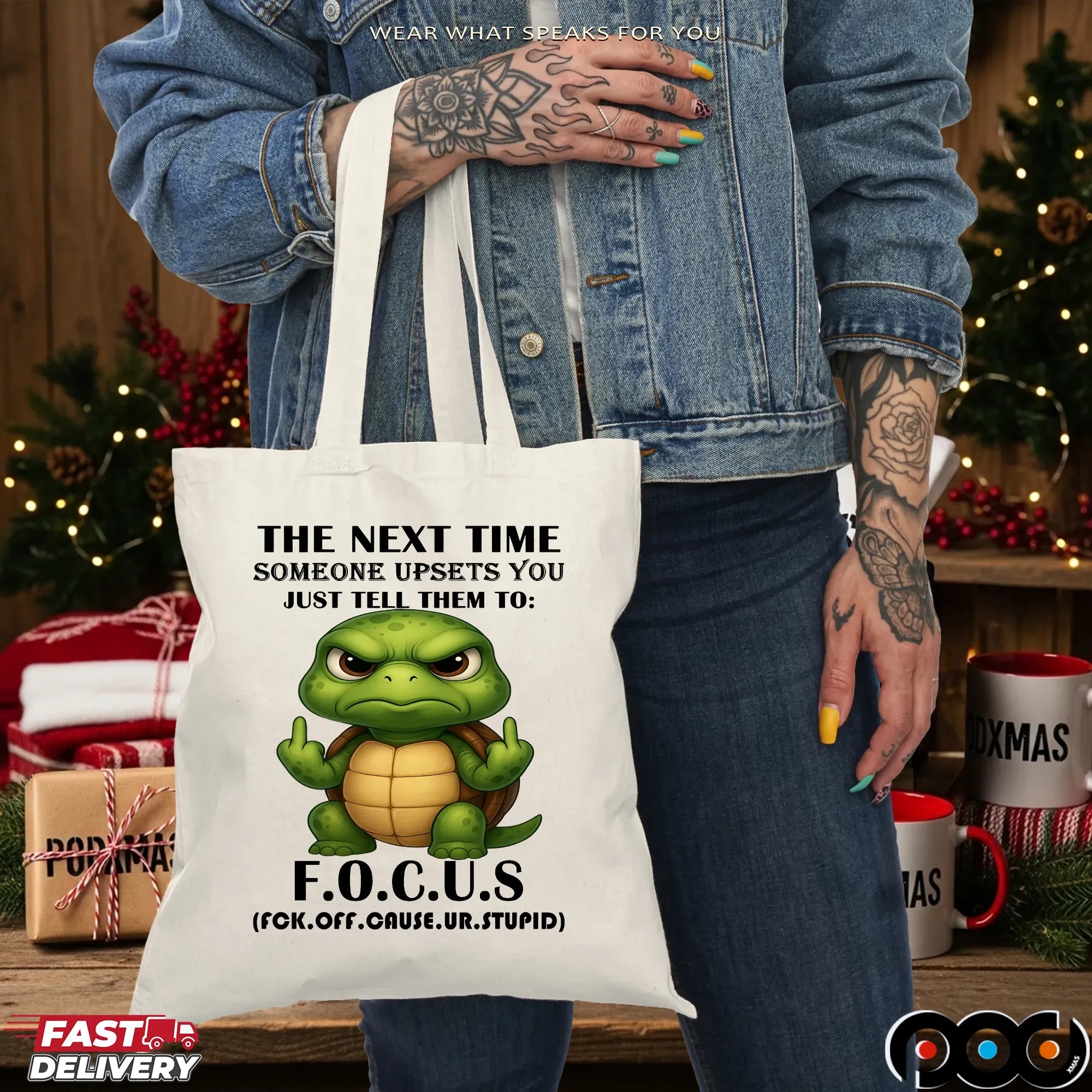 Turtle The Next Time Someone Upsets You Just Tell Them To Focus (Fuck Off Cause Ur Stupid) Meme T Shirt