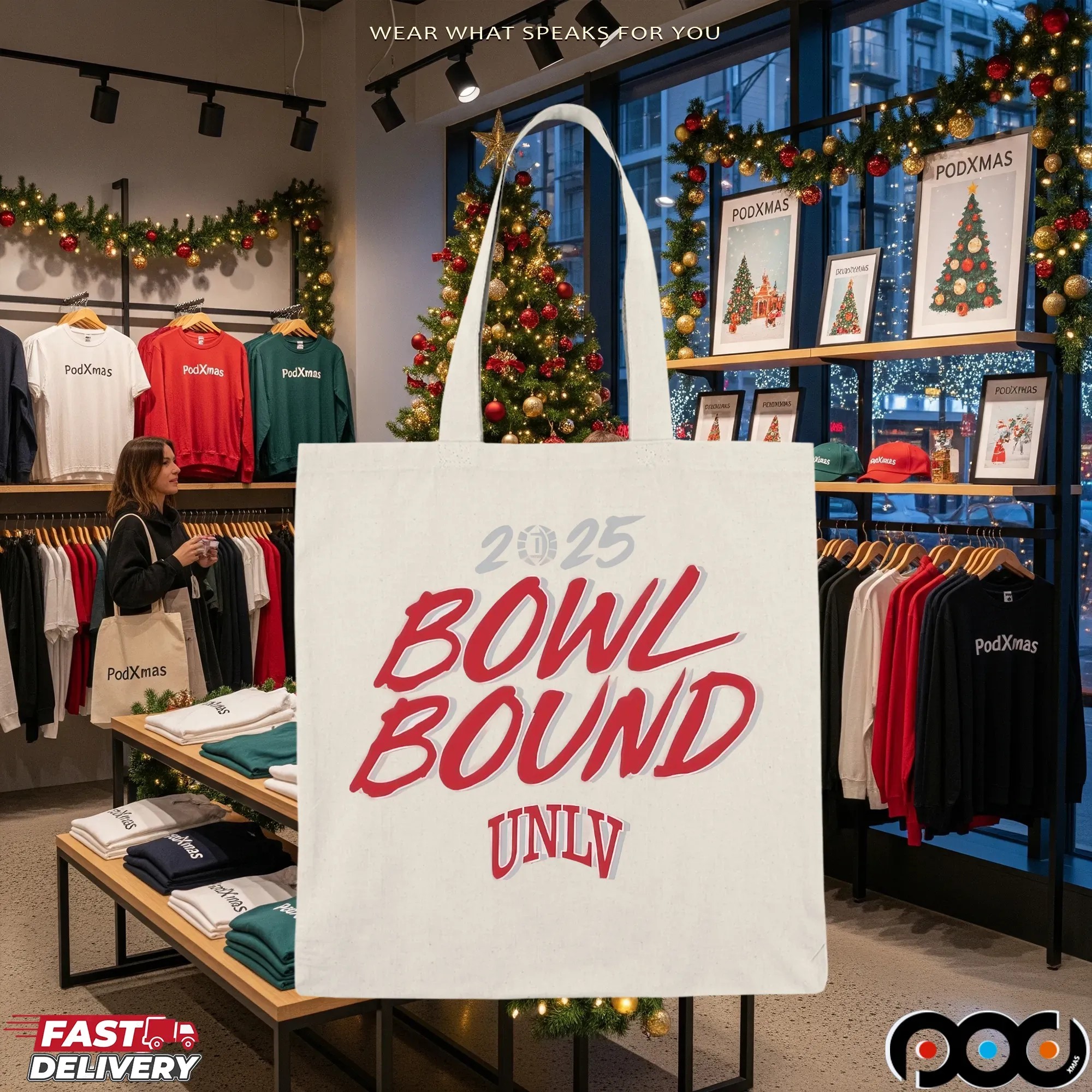UNLV Rebels Football 2025 Bowl Bound T Shirt