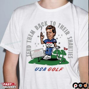 USA Golf Send Them Back To Their Shanties Graphic T Shirt
