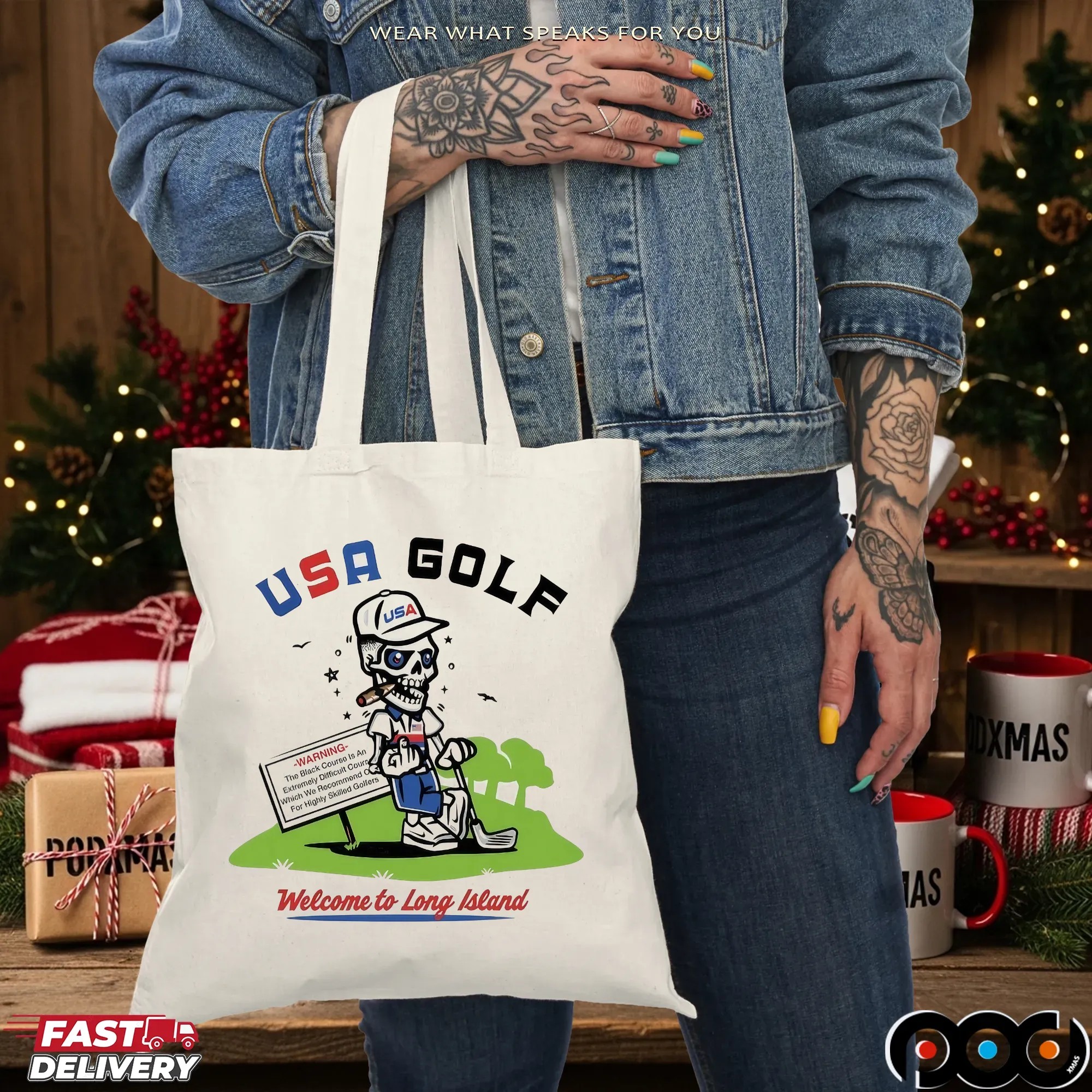 USA Golf Skeleton Welcome To Long Island Shooter McGavin T Shirt