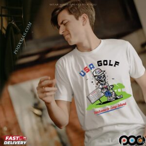 USA Golf Skeleton Welcome To Long Island Shooter McGavin T Shirt