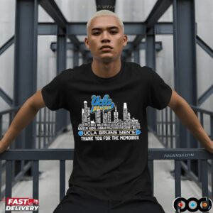 Ucla Bruins Men's Basketball Thank You For The Memories City Skyline T Shirt