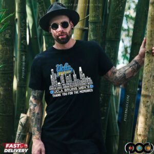 Ucla Bruins Men's Basketball Thank You For The Memories City Skyline T Shirt