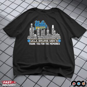 Ucla Bruins Men's Basketball Thank You For The Memories City Skyline T Shirt