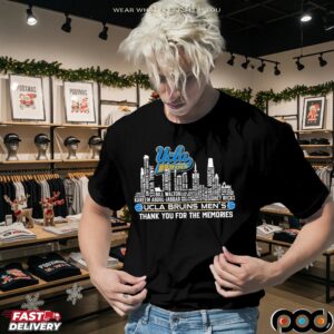 Ucla Bruins Men's Basketball Thank You For The Memories City Skyline T Shirt