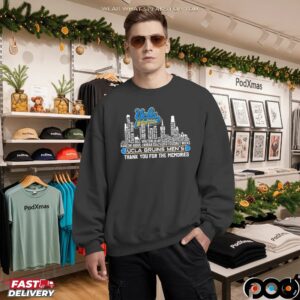 Ucla Bruins Men's Basketball Thank You For The Memories City Skyline T Shirt
