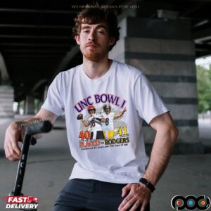 Unc Bowl I Flacco Vs Rodgers Combined 82 Years And 226 Days Of Age Graphic T Shirt