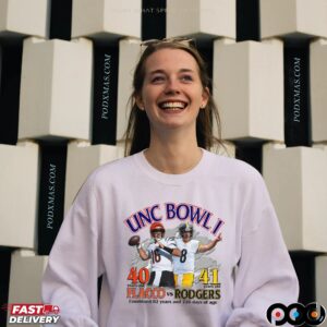Unc Bowl I Flacco Vs Rodgers Combined 82 Years And 226 Days Of Age Graphic T Shirt