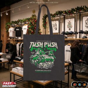 Unstoppable Tush Push Brotherly Shove Graphic T Shirt