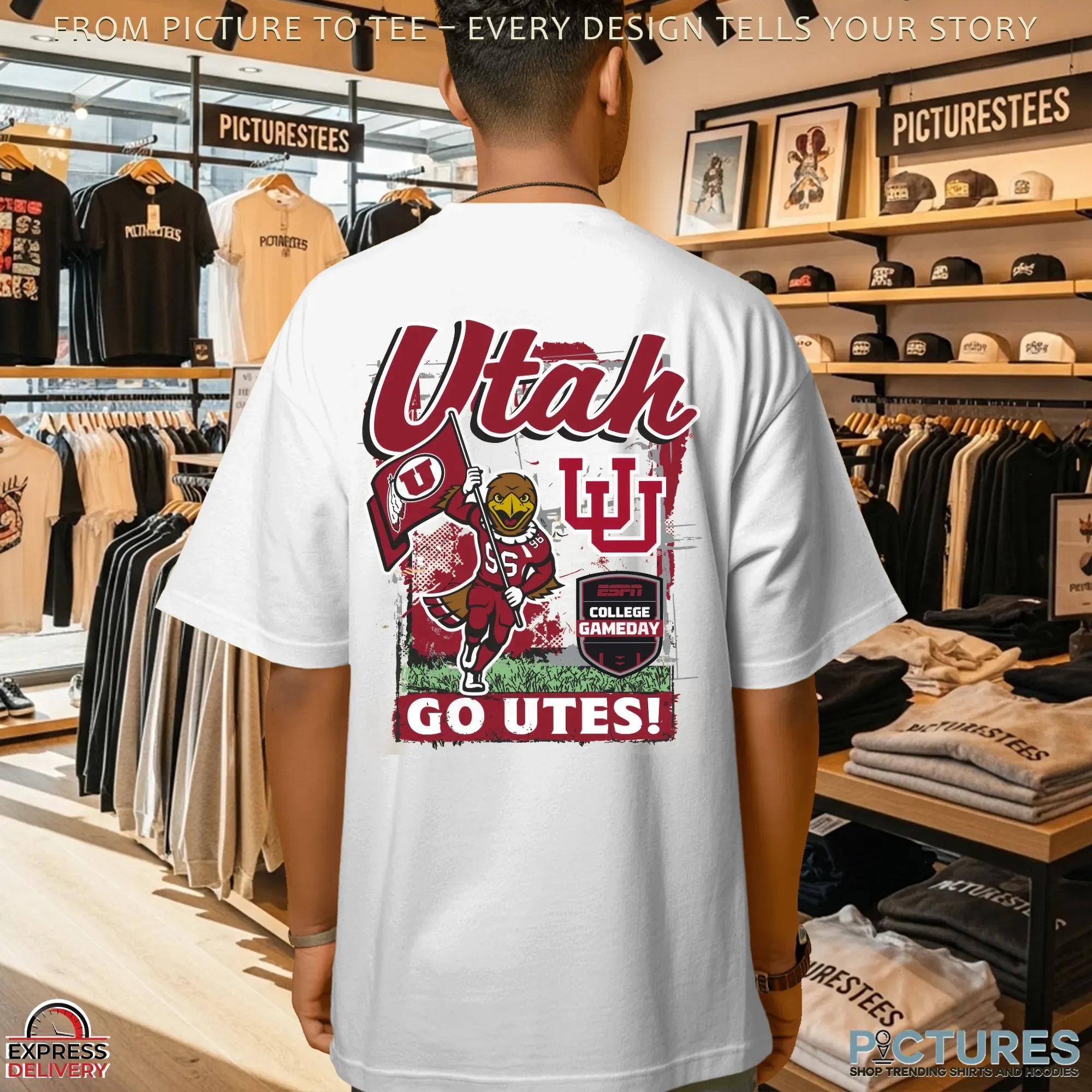 Utah Utes Football College Gameday Go UTES T Shirt