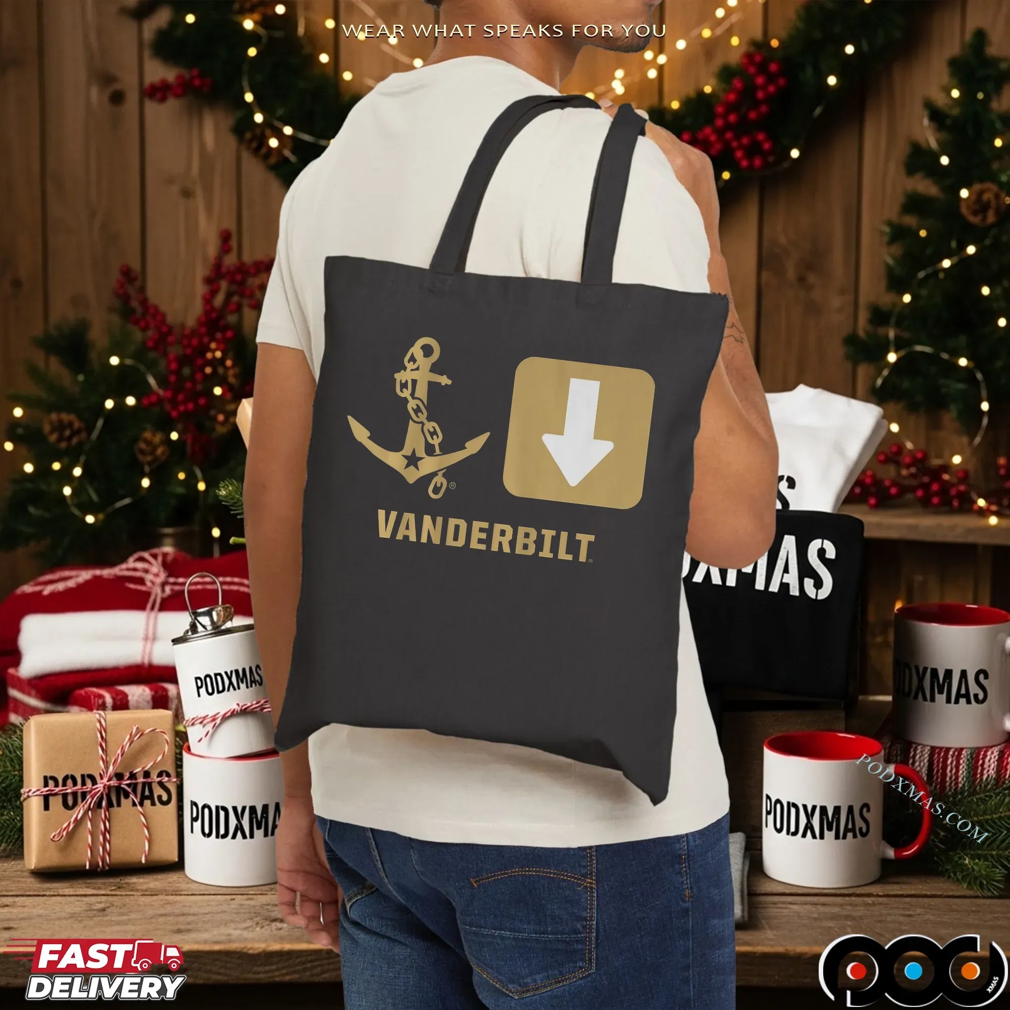 Vanderbilt Commodores Anchor Down T Shirt