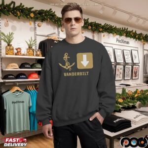 Vanderbilt Commodores Anchor Down T Shirt