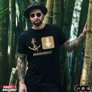 Vanderbilt Commodores Anchor Down T Shirt